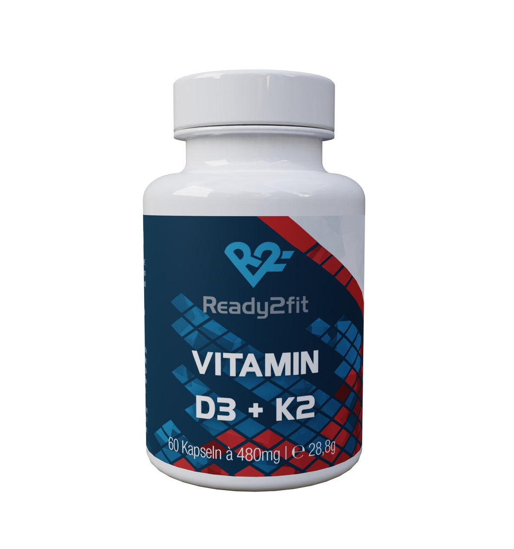 Ready2fit Vitamin D3 + K2 - 60 Kapseln - Schweitzer Onlineshop
